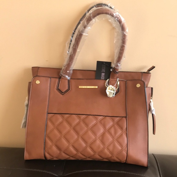 Steve Madden cognac tan bag - Picture 2 of 8